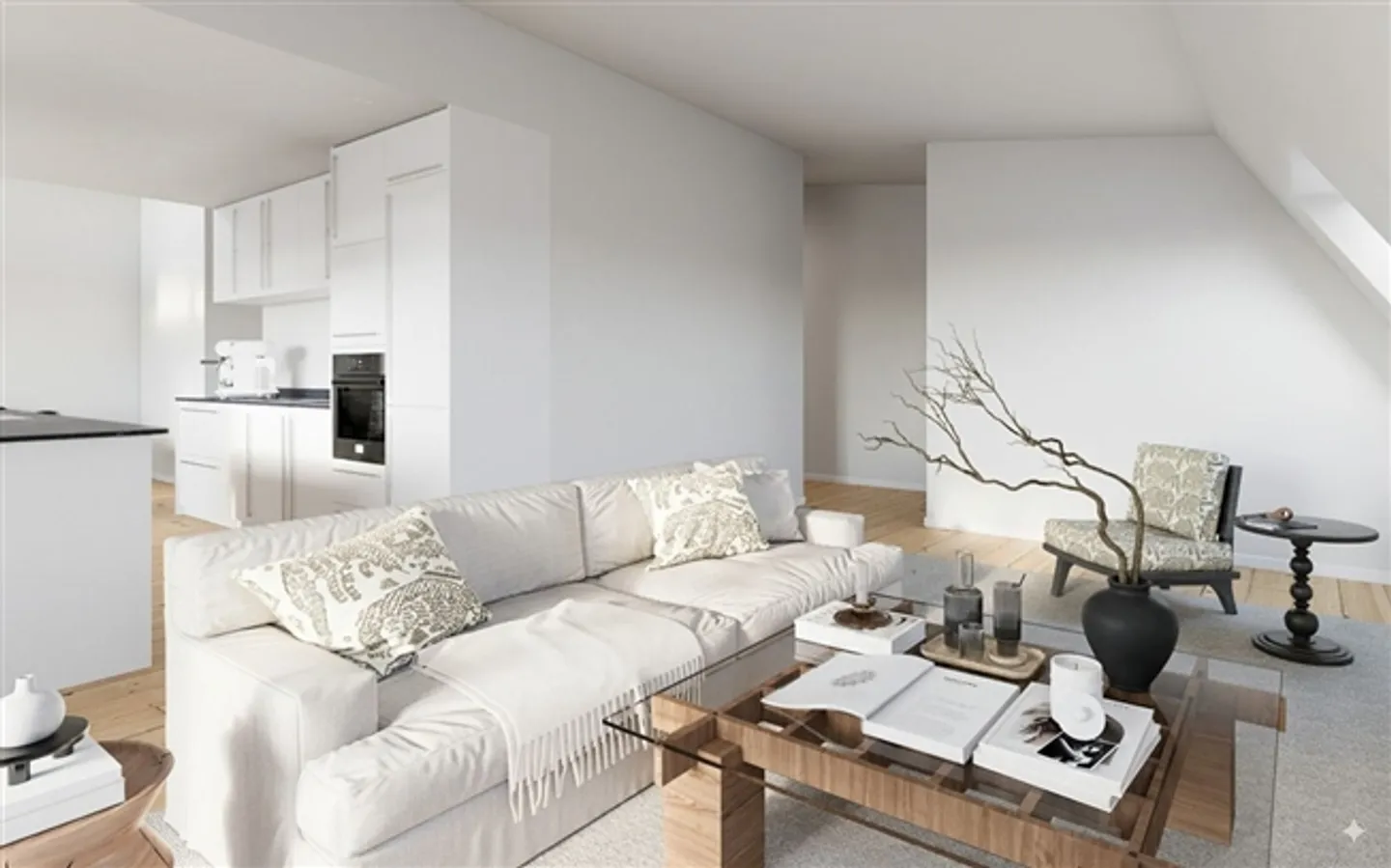 Attico luminoso di 3,5 stanze in posizione esclusiva in collina - Foto 3 di 10