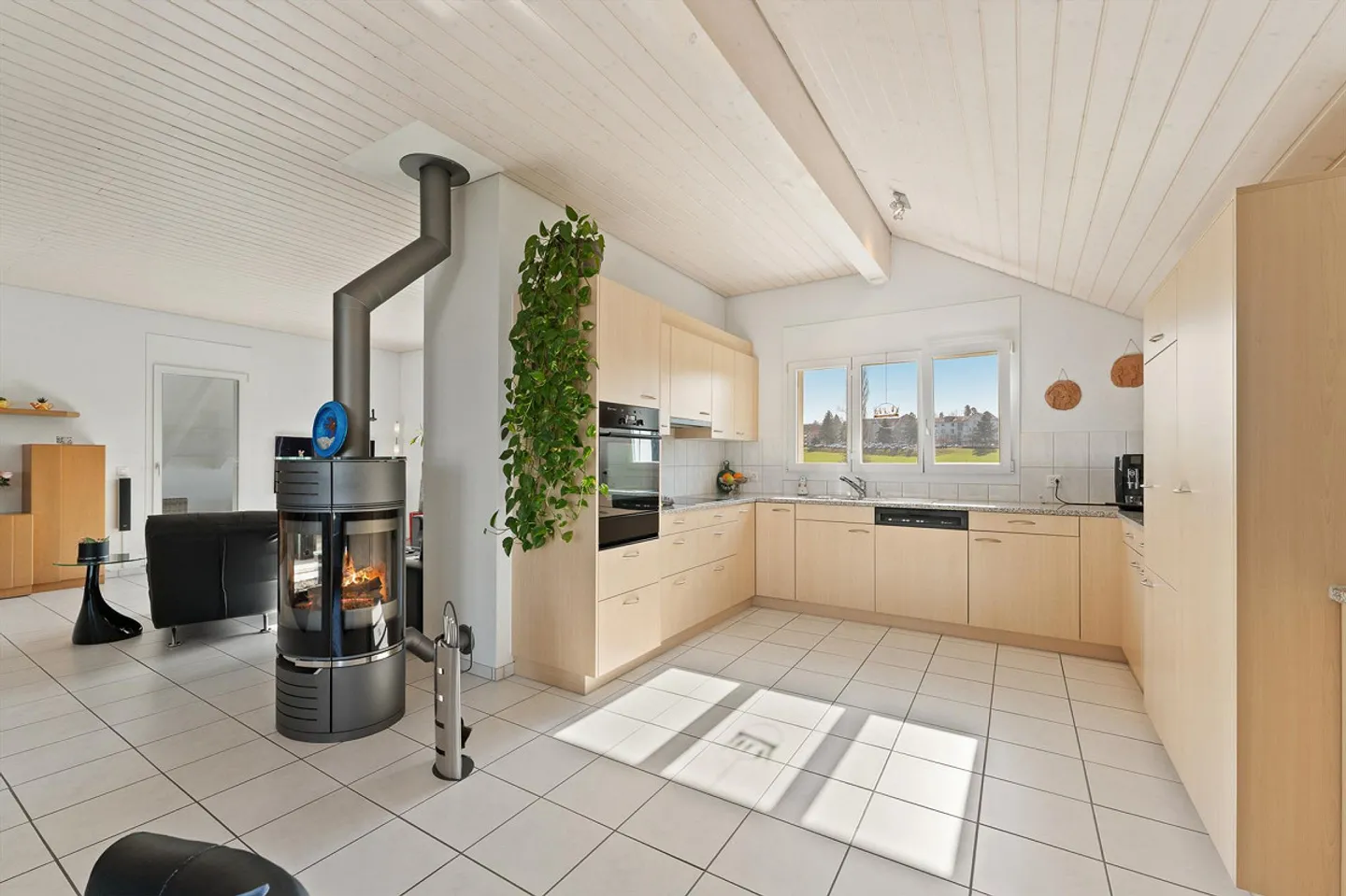 Spacious Penthouse in Reinach - Photo 5 of 15