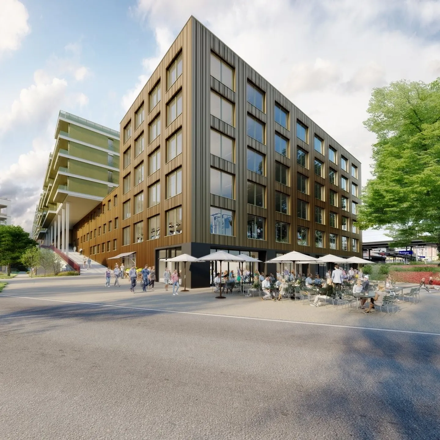 Bürofläche im Herzen eines neuen Viertels in Bussigny - Foto 2 von 5