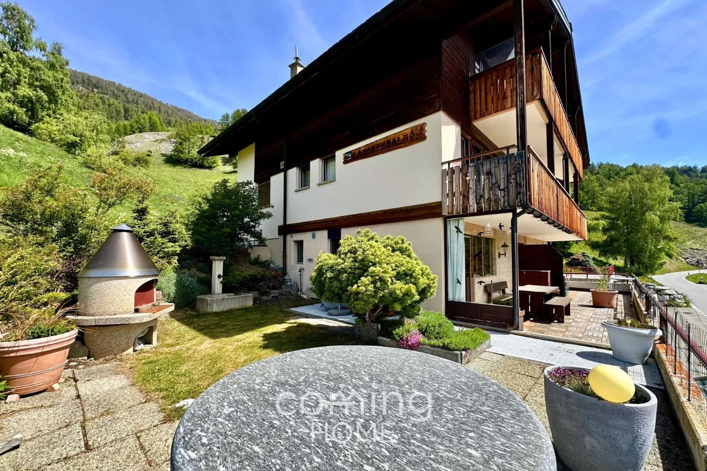 Appartement de jardin 3,5 pièces confortable à Engersch avec vue panoramique - Photo 2 sur 13