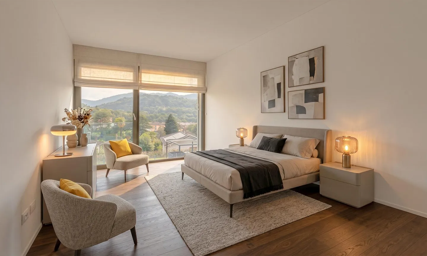 Penthouse 4.5 Rooms + Additional Rooms and Pool in Ponte Capriasca - Photo 5 of 11