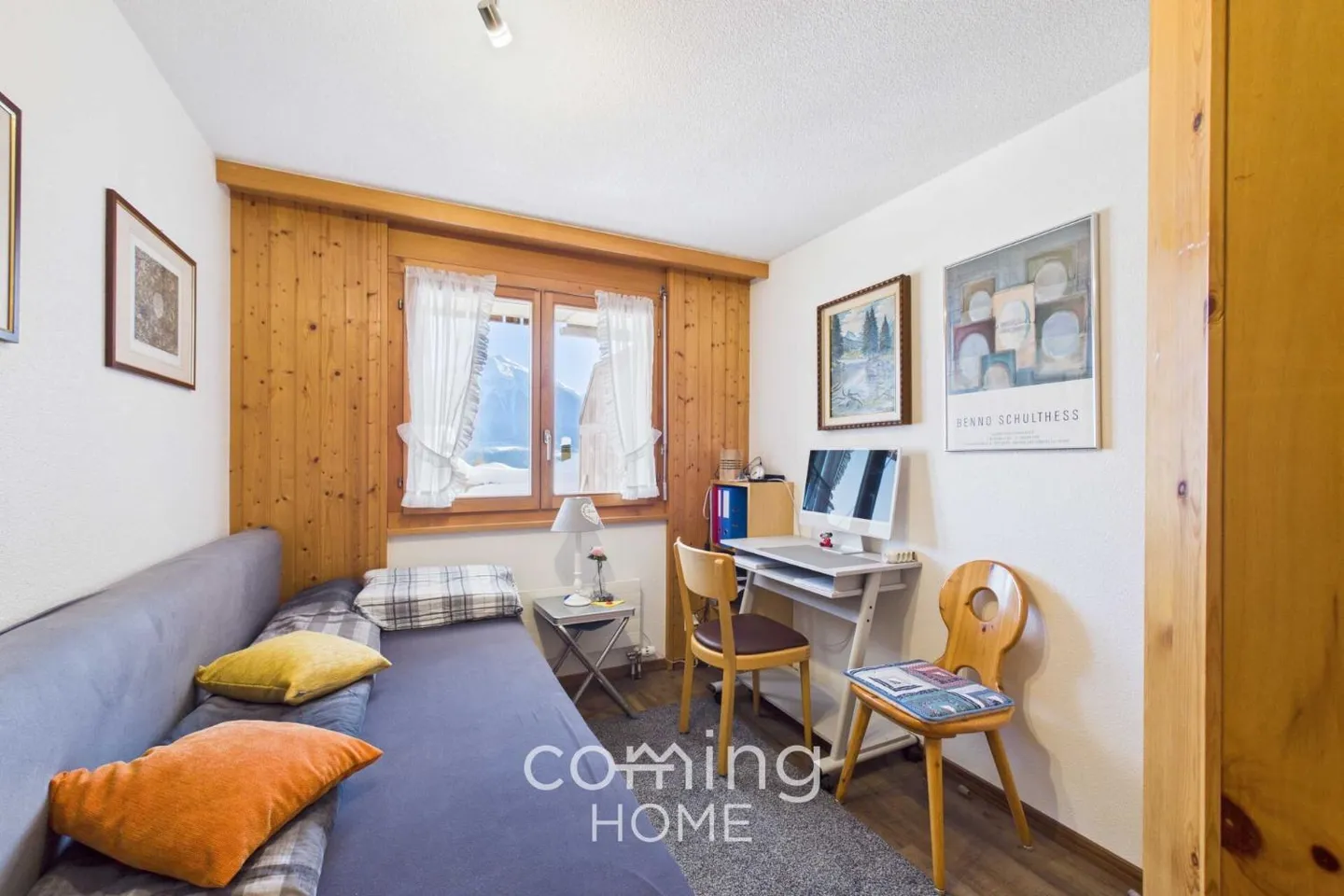 Appartement de jardin 3,5 pièces confortable à Engersch avec vue panoramique - Photo 9 sur 13