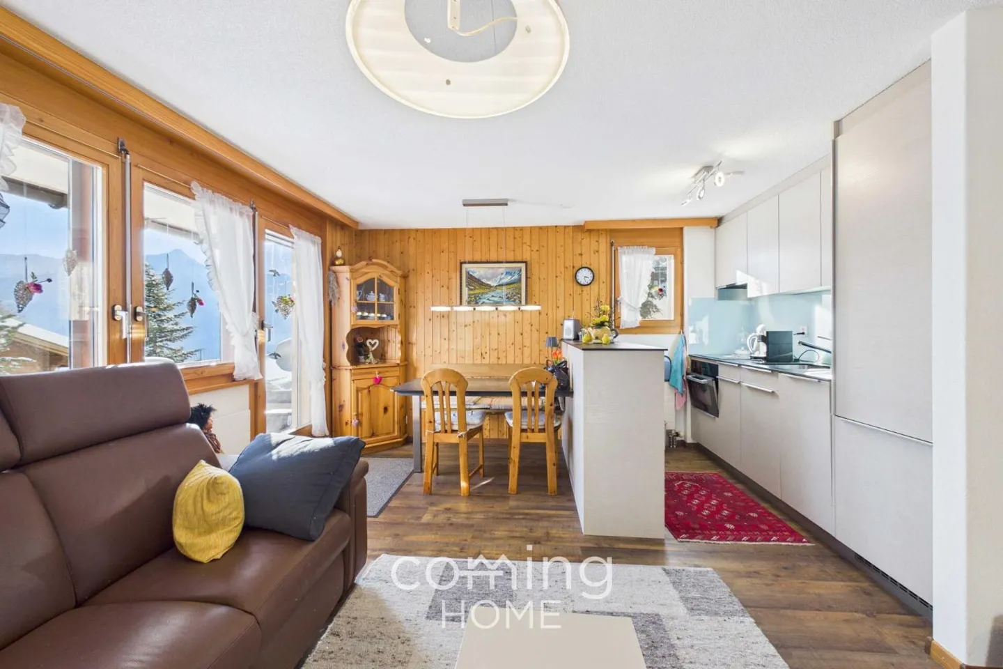 Appartement de jardin 3,5 pièces confortable à Engersch avec vue panoramique - Photo 6 sur 13