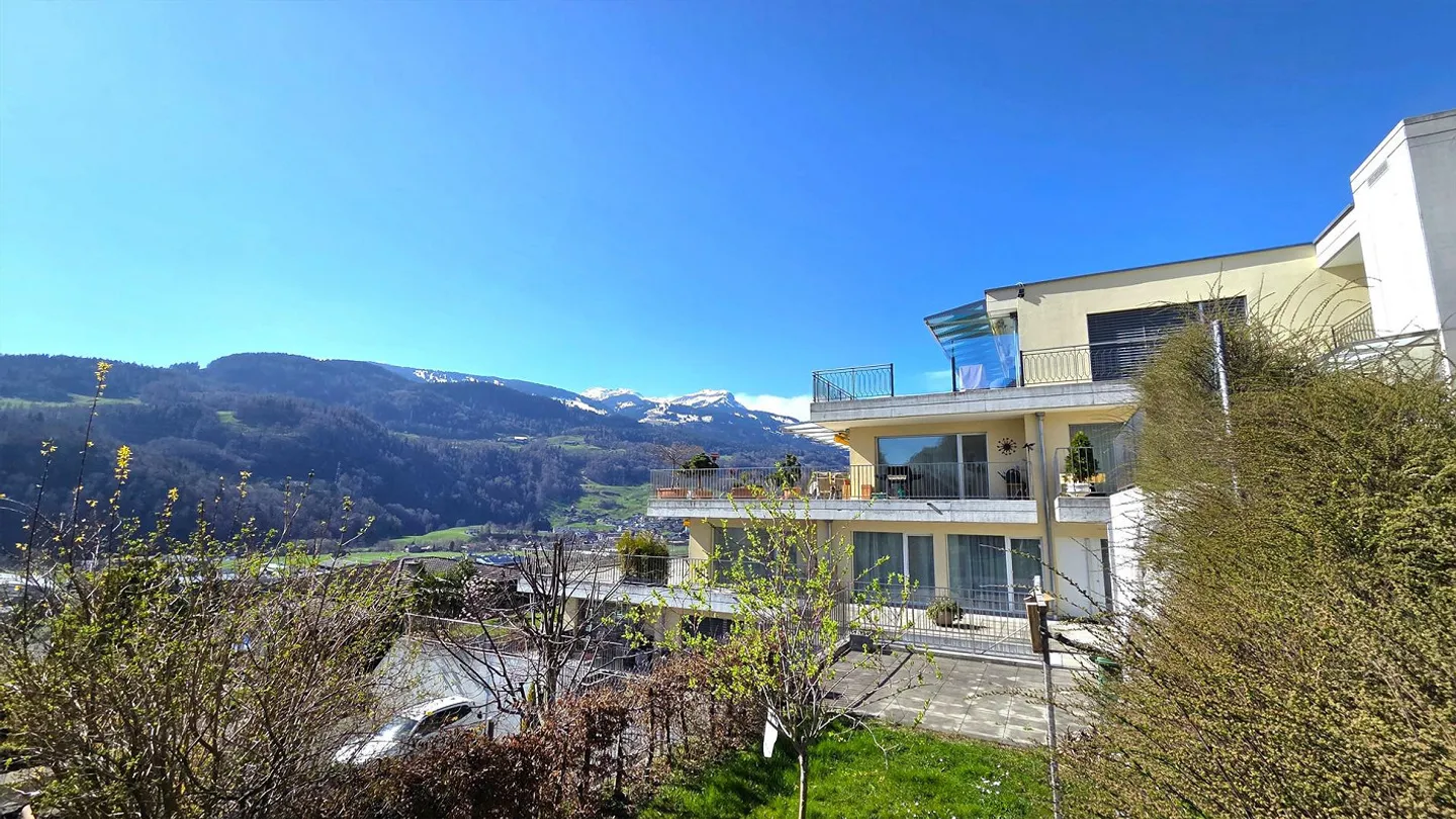 Geräumige Terrassenwohnung mit Talblick - Foto 7 von 24