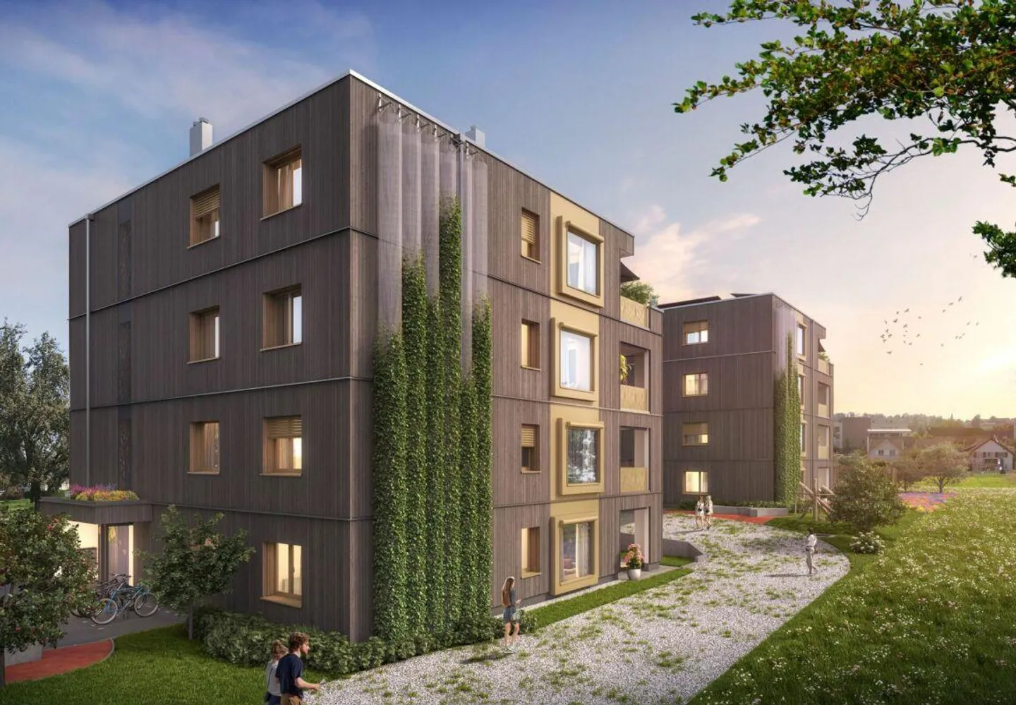 Nouveau projet de construction «Fliedergarten» - vivre moderne avec style et durabilité - appartement de jardin de haute qualité - Photo 2 sur 11