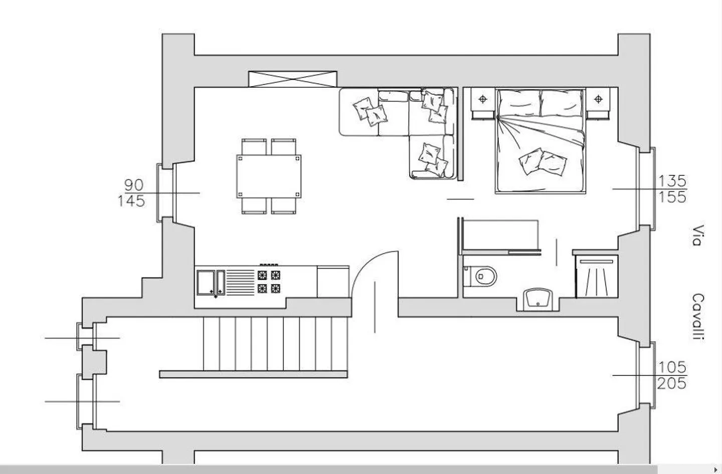 «2.5 Zimmerwohnung  Appartamento di 2.5 locali» - Foto 5 di 7