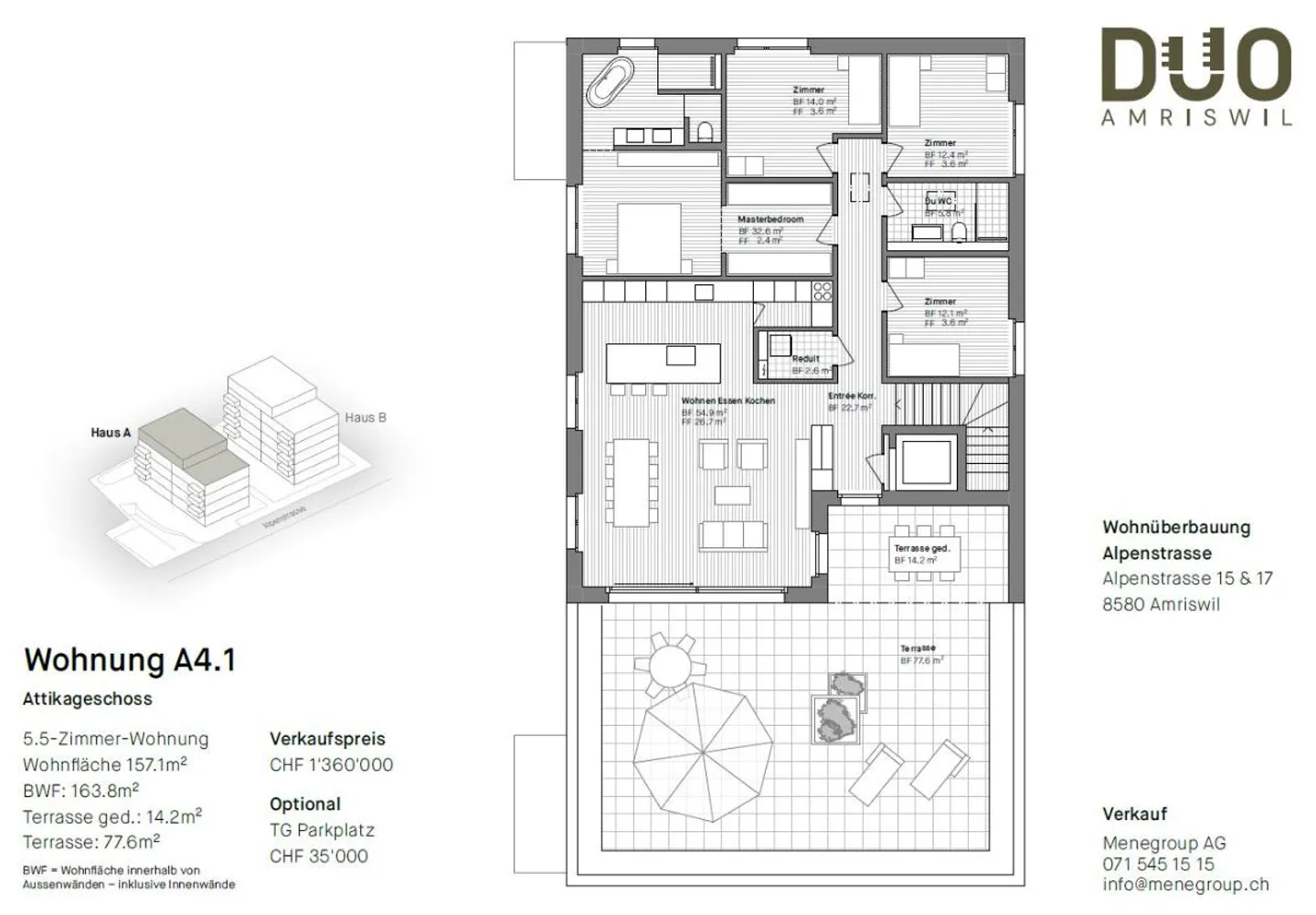 5.5 Room Penthouse Apartment - Photo 3 of 4
