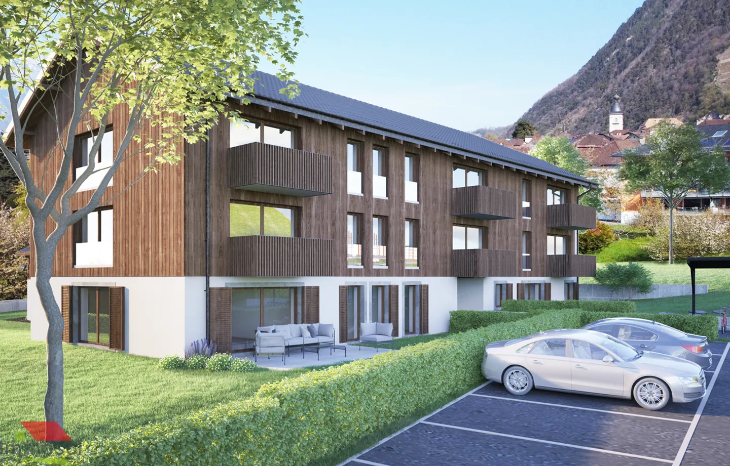 Ollon - Nuovo appartamento di 4.5 stanze con giardino - Foto 3 di 9