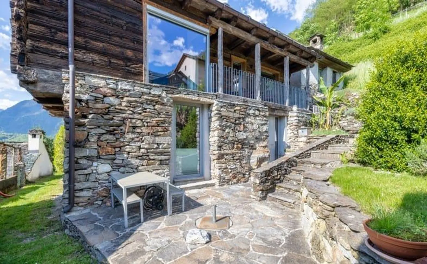 Characterful 4-Room Chalet with a View in Malvaglia - Photo 1 of 4