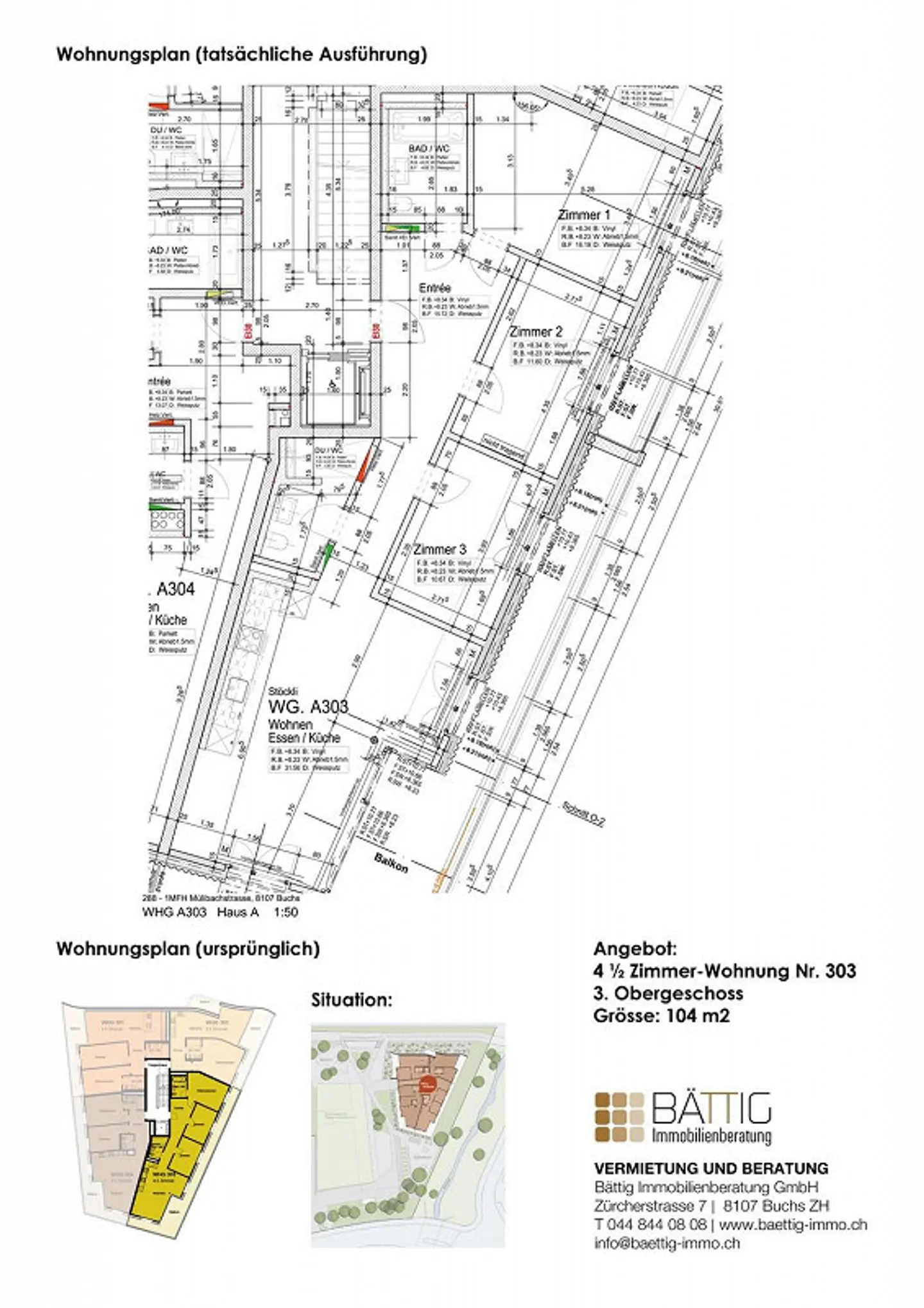 Prima locazione – Appartamento moderno di 4½ stanze in posizione perfetta con vista - Foto 7 di 8