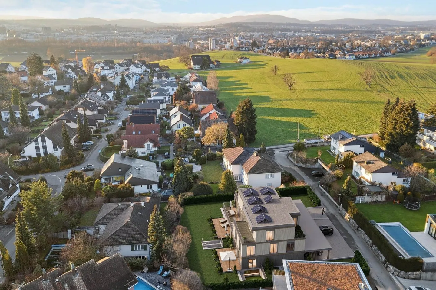 4.5 Zimmer Maisonette-Wohnung mit Garten an Top Lage - Baustart - Foto 3 von 3