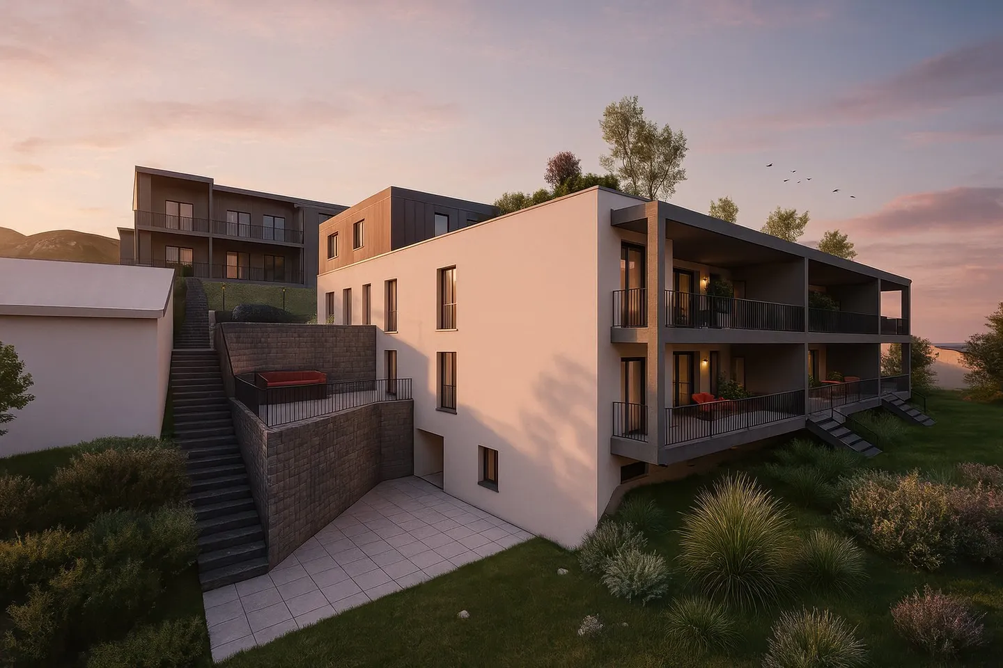 4A - Einzimmerwohnung mit Garten, Residenza Lumino Locarno Monti - Foto 5 von 7