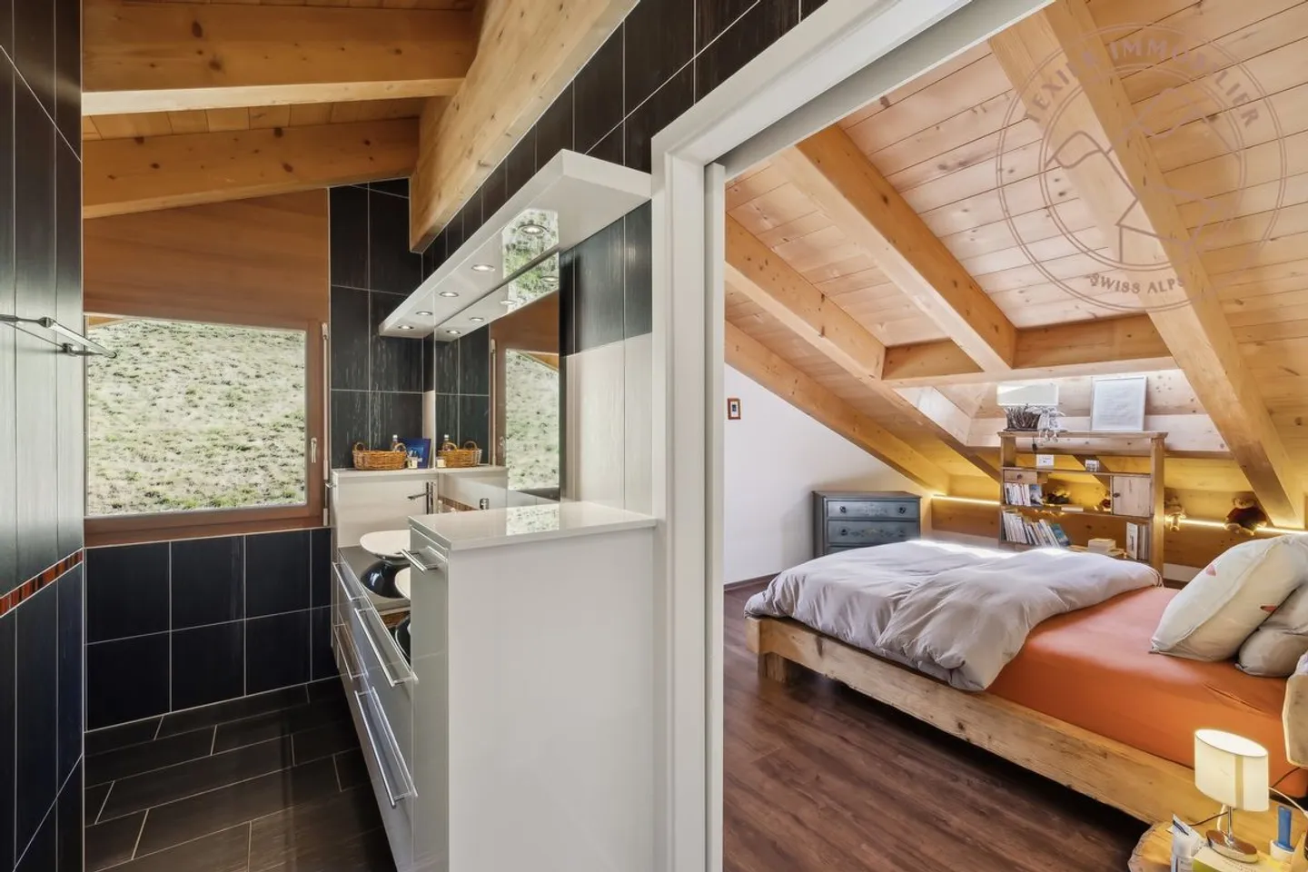 Superbes Wohnung im Duplex mit 7,5 Zimmern zum Verkauf in Val-d'Illiez - Foto 5 von 8