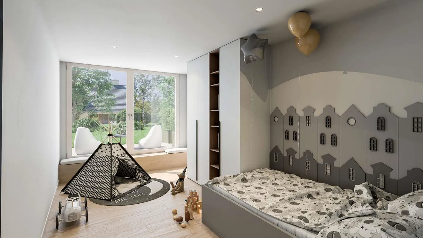 Neubau 4.5 Zimmer-Doppeleinfamilienhaus in Wallisellen mit ausserge... - Foto 5 di 9