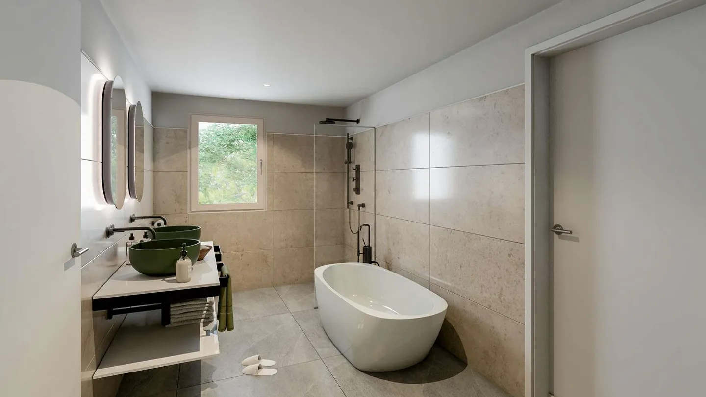 Neubau 4.5 Zimmer-Doppeleinfamilienhaus in Wallisellen mit ausserge... - Foto 6 di 9