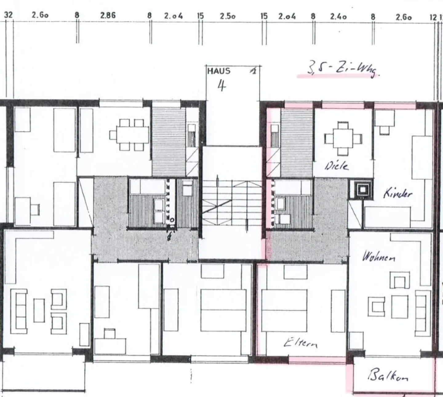 grosszügige 3.5-Zimmer-Wohnung in gepflegtem Mehrfamilienhaus - Foto 9 von 9