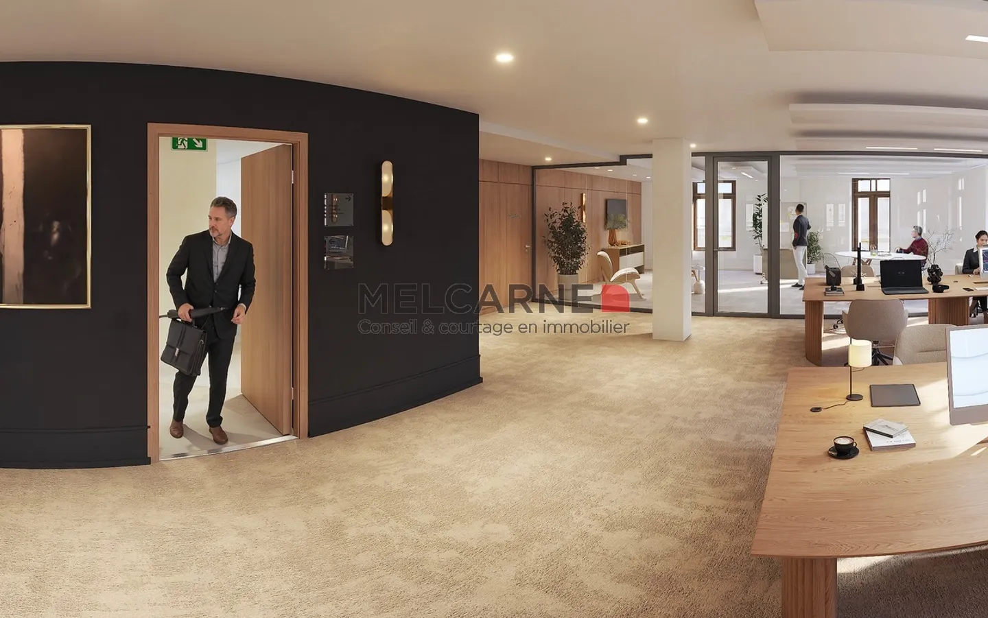 Offices for rent of approximately 1,300 m² in the heart of the Banking District - Photo 6 of 12