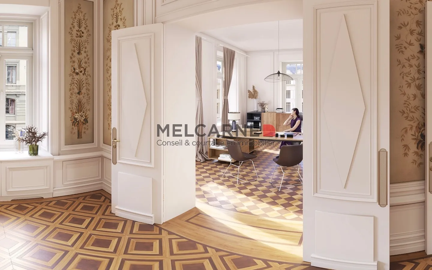 Offices for rent of approximately 1,300 m² in the heart of the Banking District - Photo 8 of 12