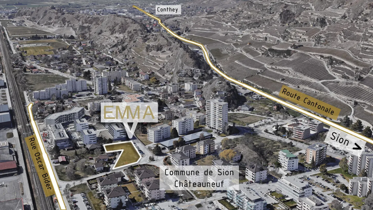 EMMA Sion - Apartment 18 Attic - - Foto 3 von 9