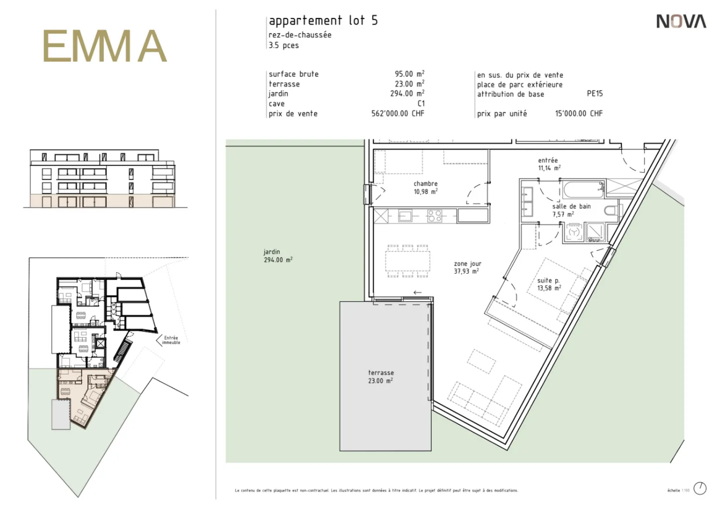 EMMA Sion - Apartment 18 Attic - - Foto 9 von 9