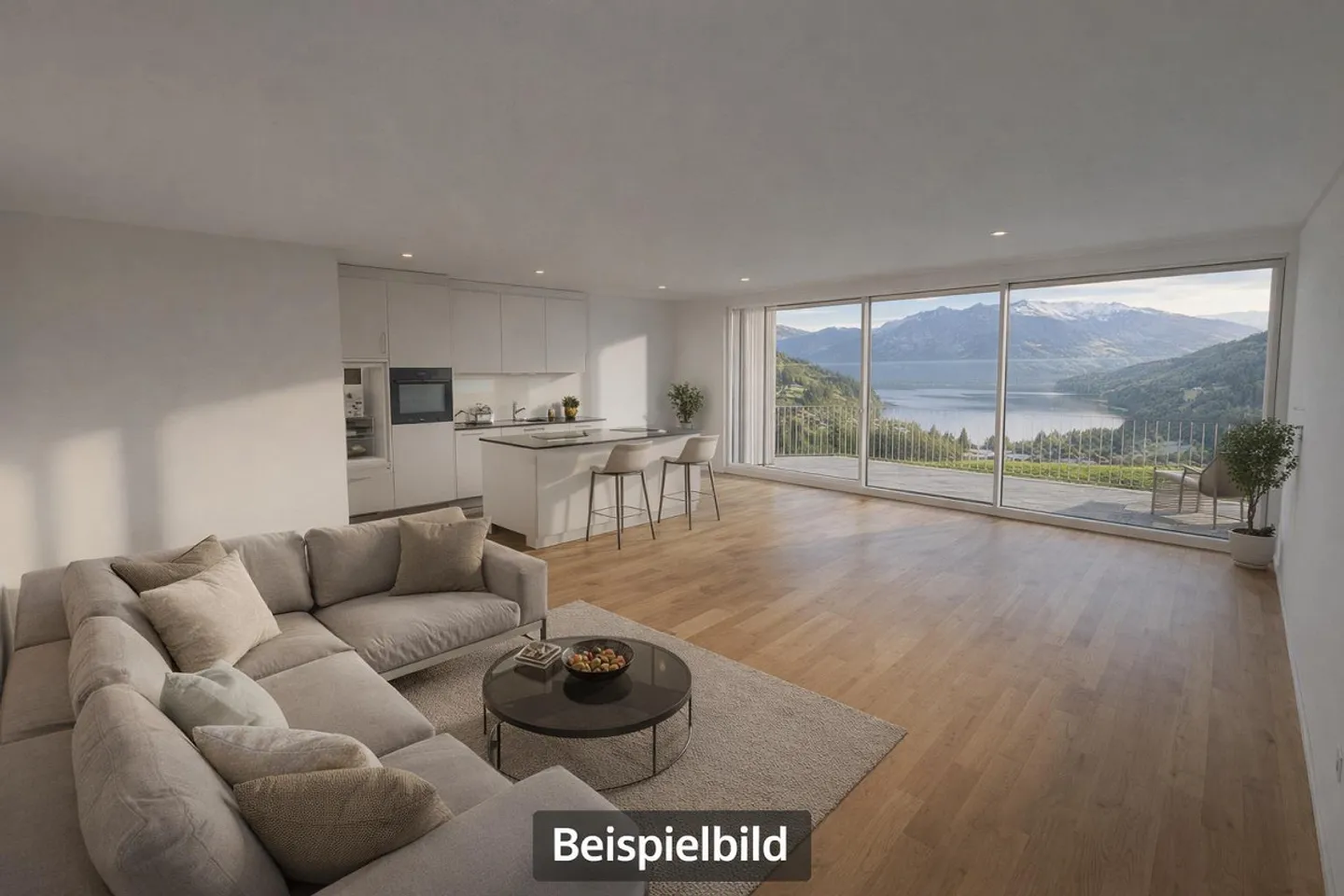 Modern 4.5-room apartment with perfect unobstructed lake view Oberägeri - Photo 1 of 2