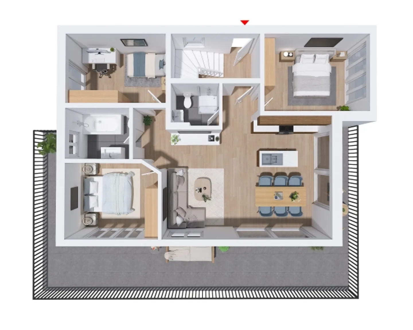 4.5-Room Apartment with Panoramic View in Kiental - Photo 12 of 13