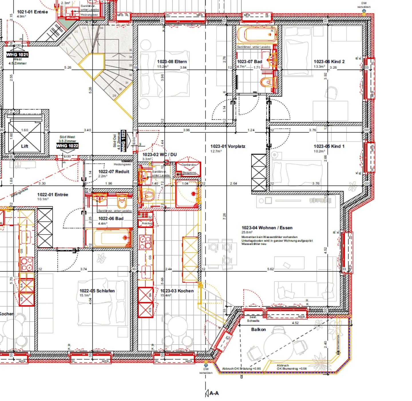 Appartement de 4,5 pièces rénové dans un emplacement central - Photo 2 sur 9