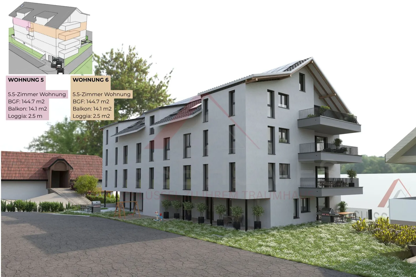 High-Quality Living with Style & Space - 5½-Room Condominium «RESIDENCE CENTRO» (2nd Floor) South - Photo 16 of 16