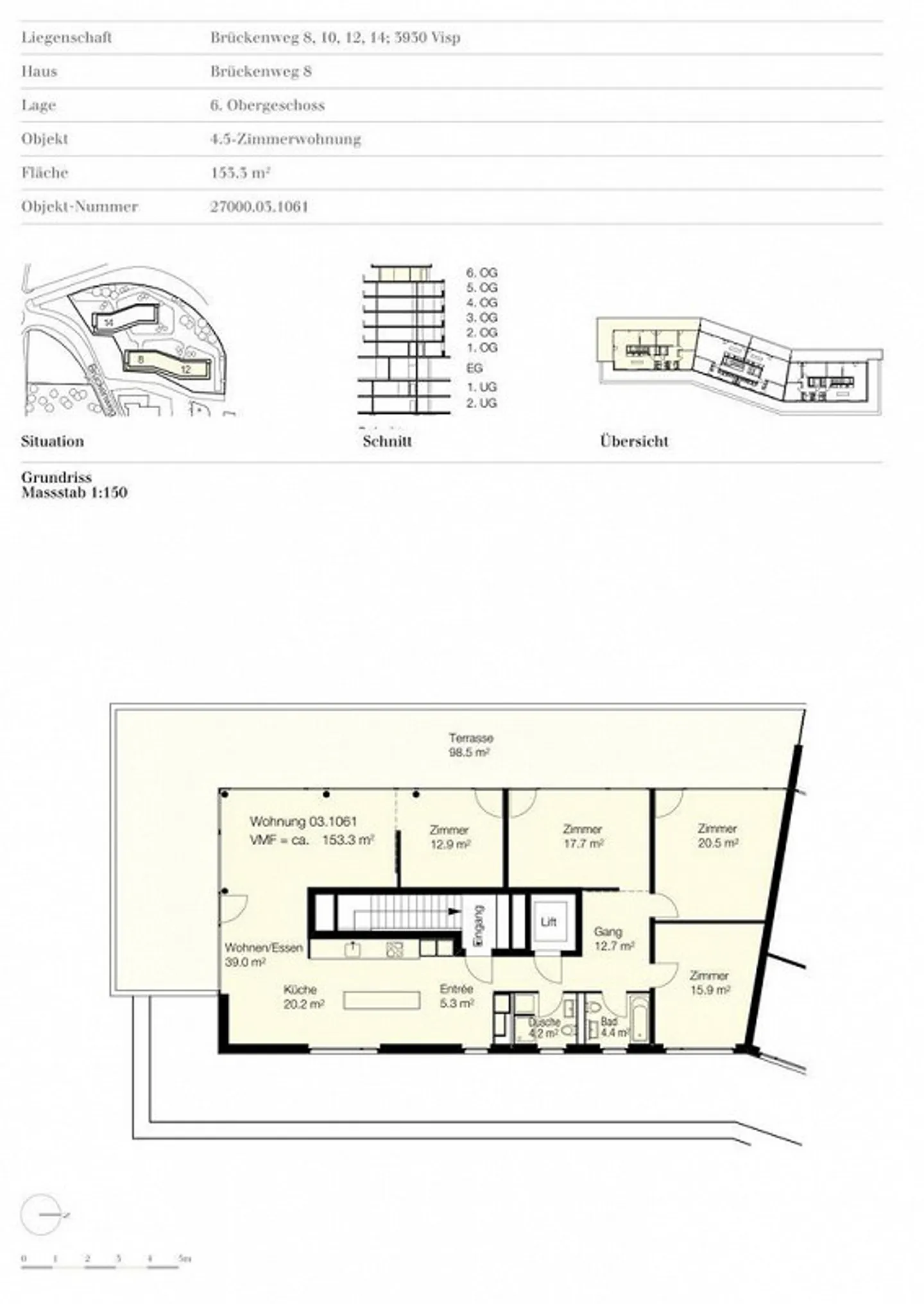 Geräumige Attikawohnung - Foto 7 von 7
