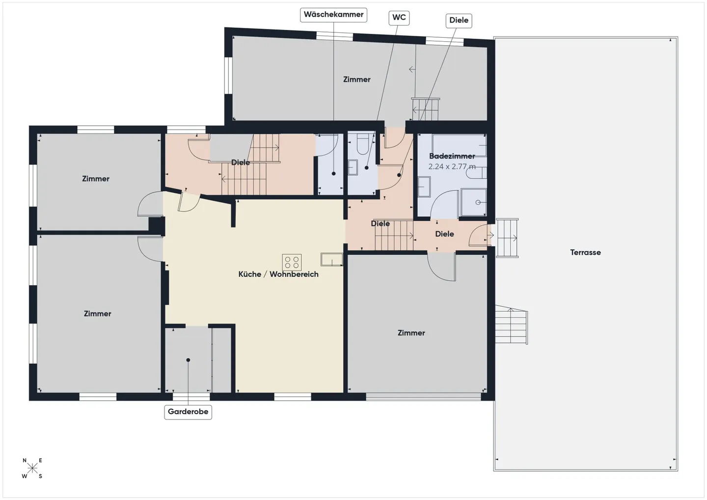 Rénové : Appartement spacieux et lumineux au cœur du village - Photo 10 sur 10