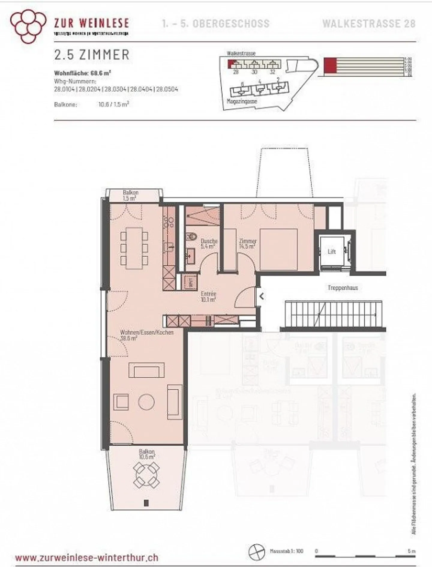 Modernes Apartment in trendiger Lage - Foto 5 von 6