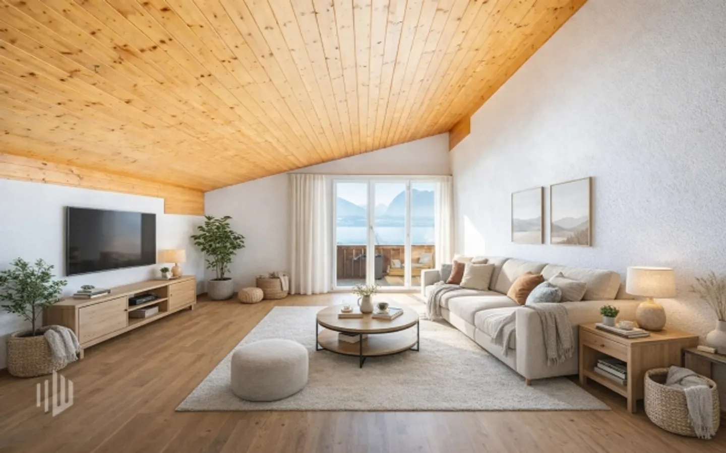 ImmoWyss - Maison de 3 familles avec vue sur le lac et le Niesen avec une ambiance de vacances - Photo 3 sur 10