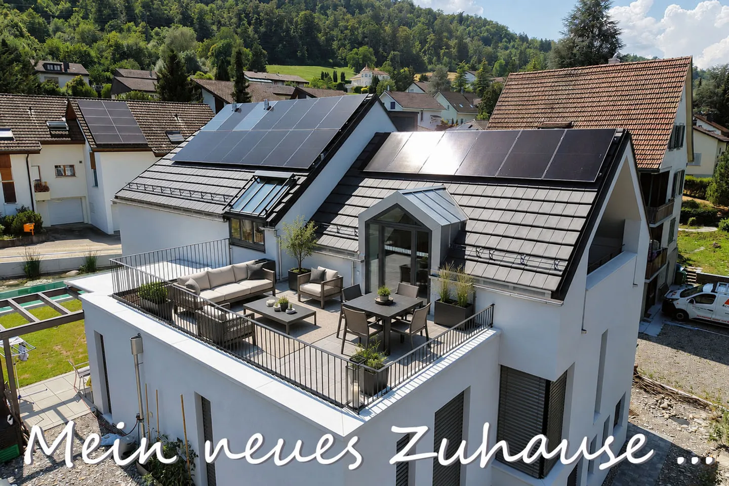 Exklusive Dachterrasse mit Galerie - Foto 1 von 13