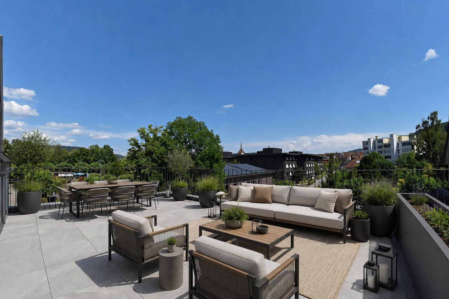 Exklusive Dachterrasse mit Galerie - Foto 7 von 13