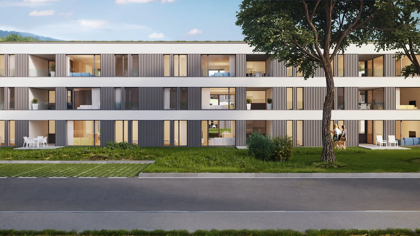 Lichtdurchflutete Wohnung in Niederurnen - Foto 2 von 13