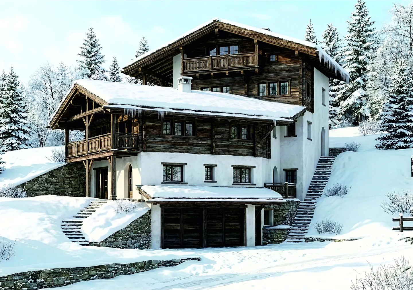 NUOVA COSTRUZIONE Casa MAISSEN di 6.5 locali "Casas Ual" (Residenza PRIMARIA) in posizione residenziale idilliaca a Ladir - Foto 1 di 14