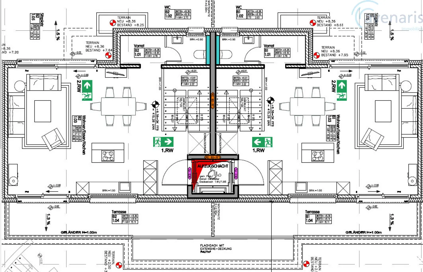 Nuovo progetto di costruzione a Laufen - Case bifamiliari - Foto 9 di 12