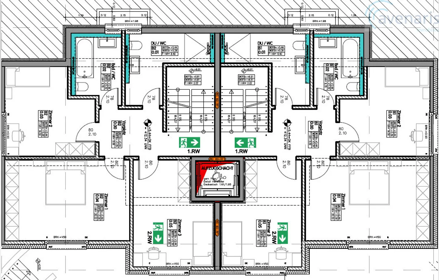 Nuovo progetto di costruzione a Laufen - Case bifamiliari - Foto 8 di 12