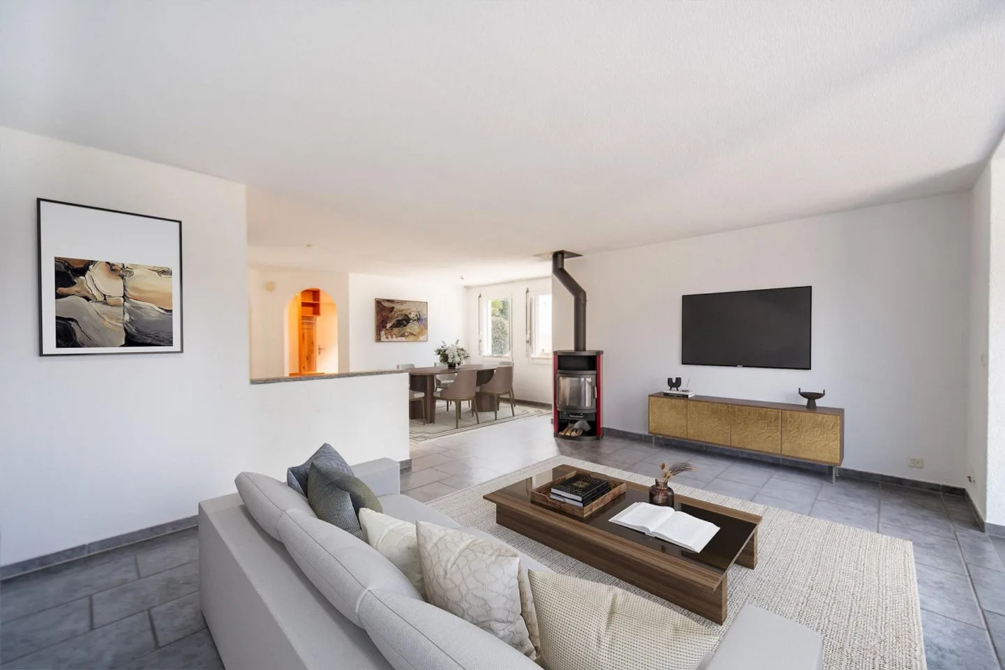 Arrive and feel at home: 6.5-room semi-detached house in a family-friendly residential area - Photo 2 of 13