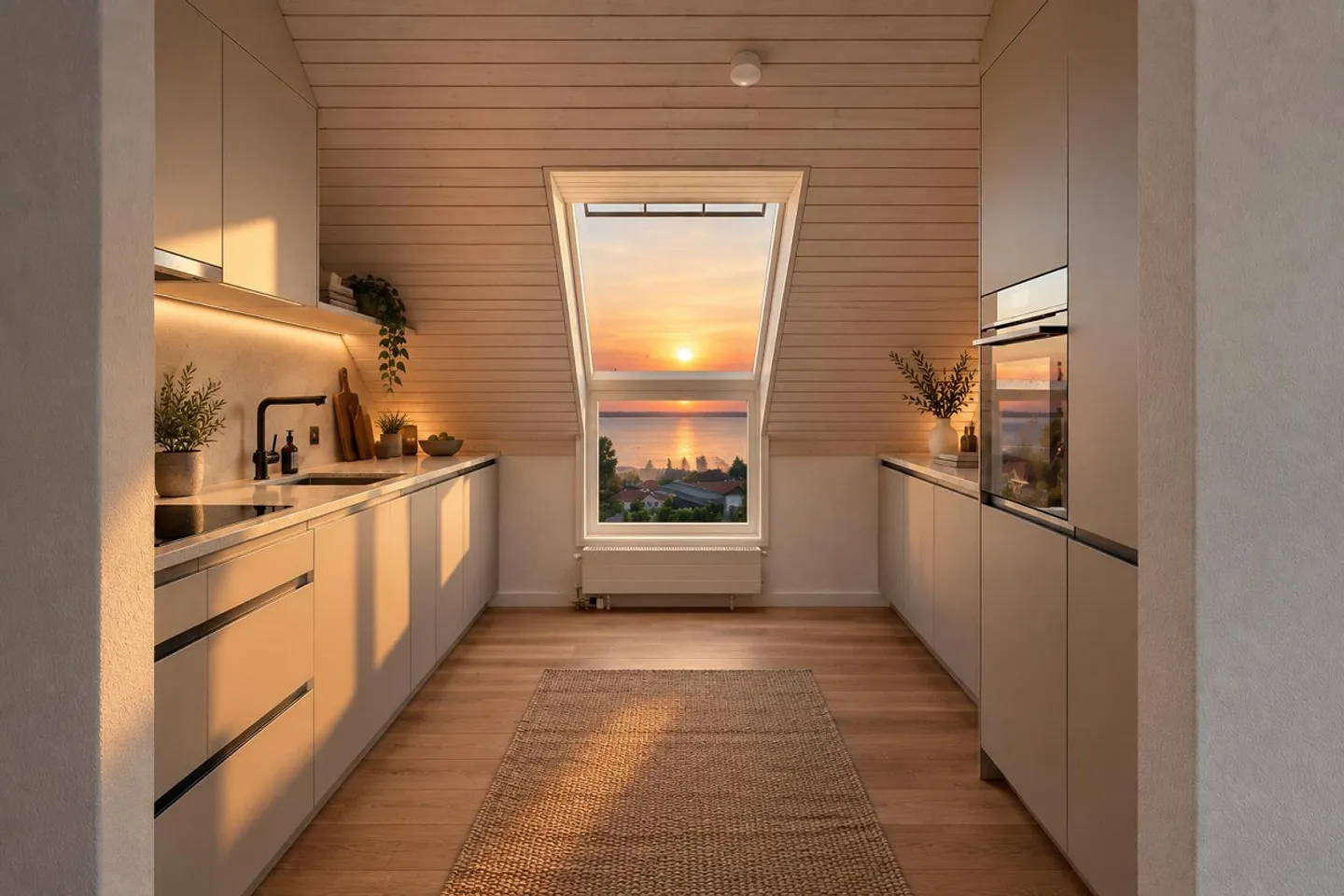 Bright Attic Apartment with Lake View - Photo 2 of 13