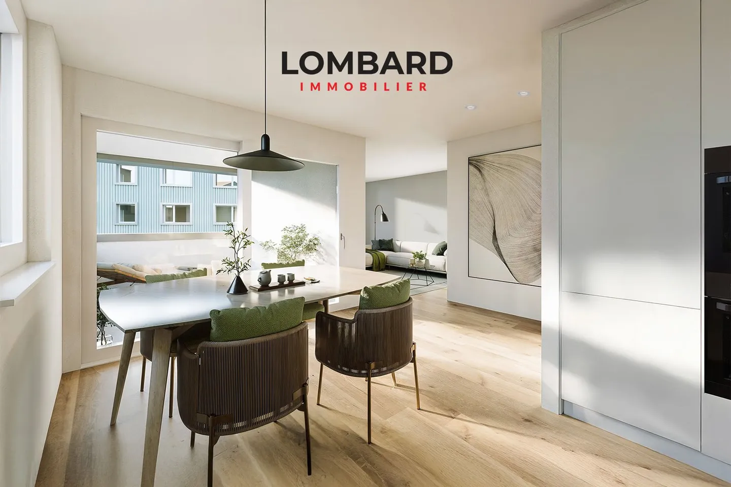 Apartment with 3.5 rooms on the ground floor - Photo 3 of 5