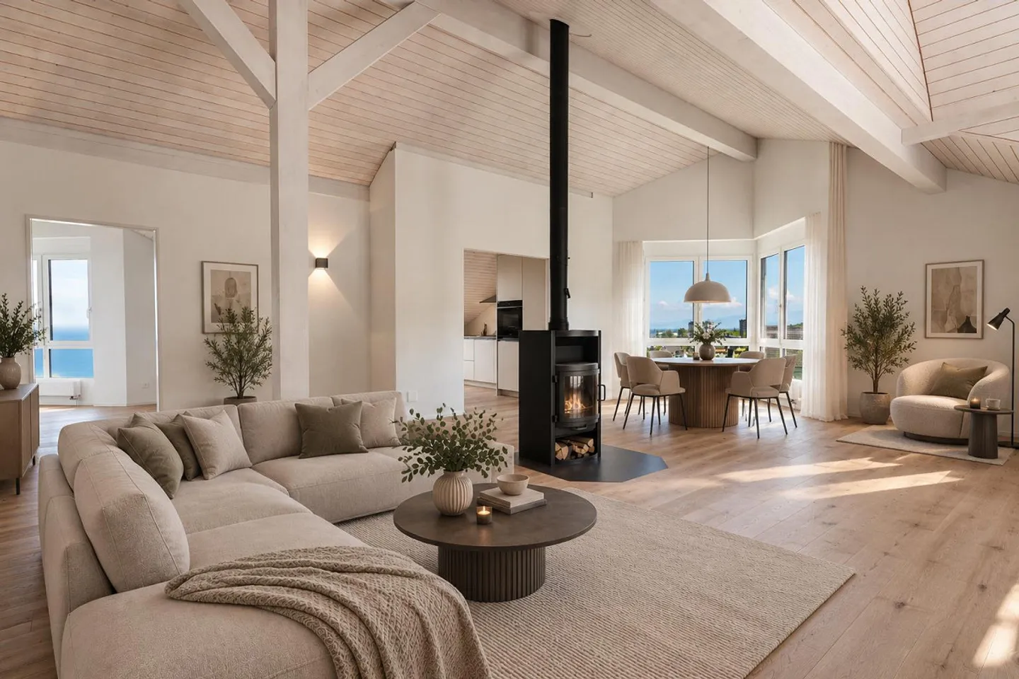 Bright Attic Apartment with Lake View - Photo 1 of 13