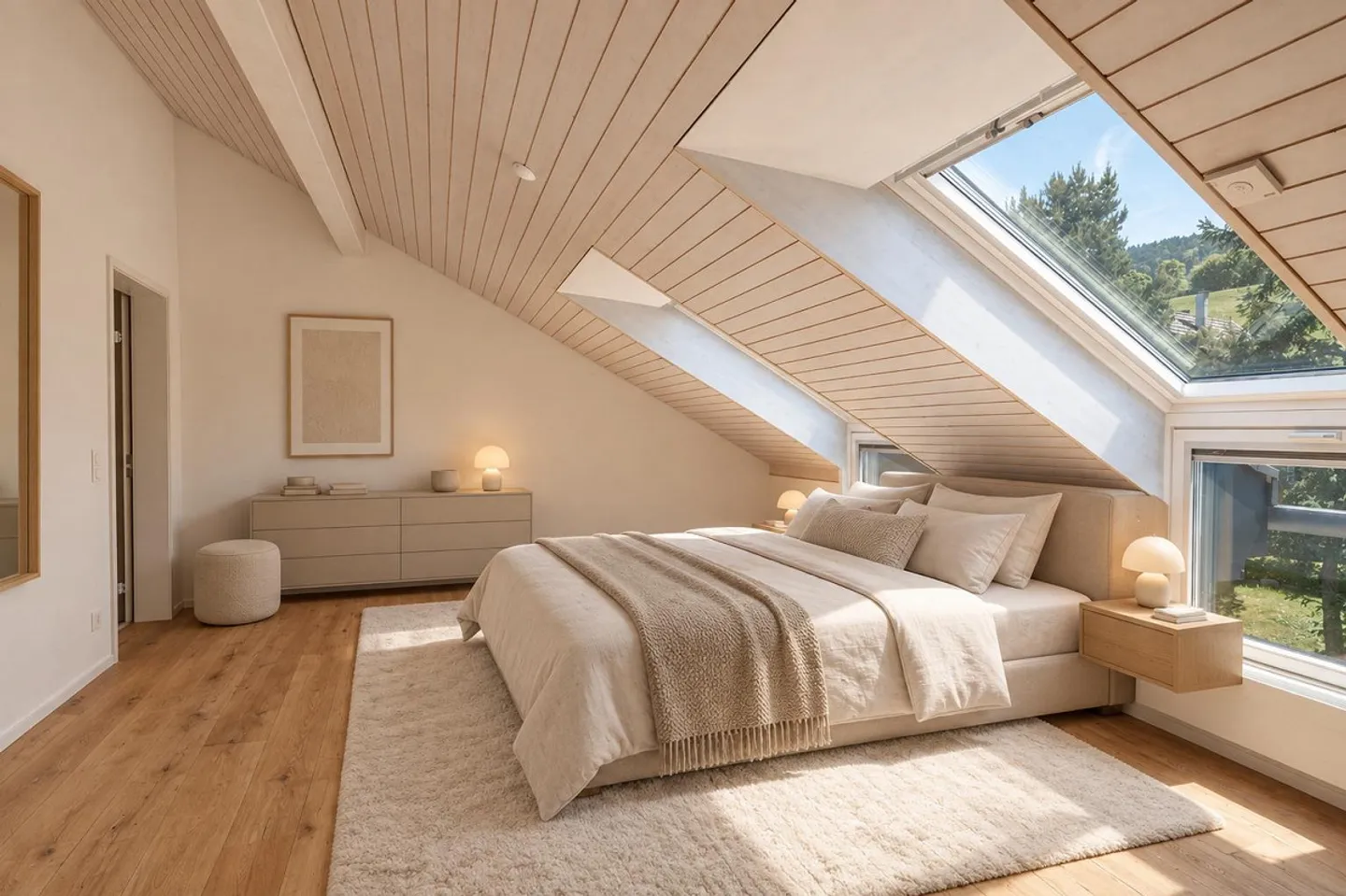 Bright Attic Apartment with Lake View - Photo 5 of 13