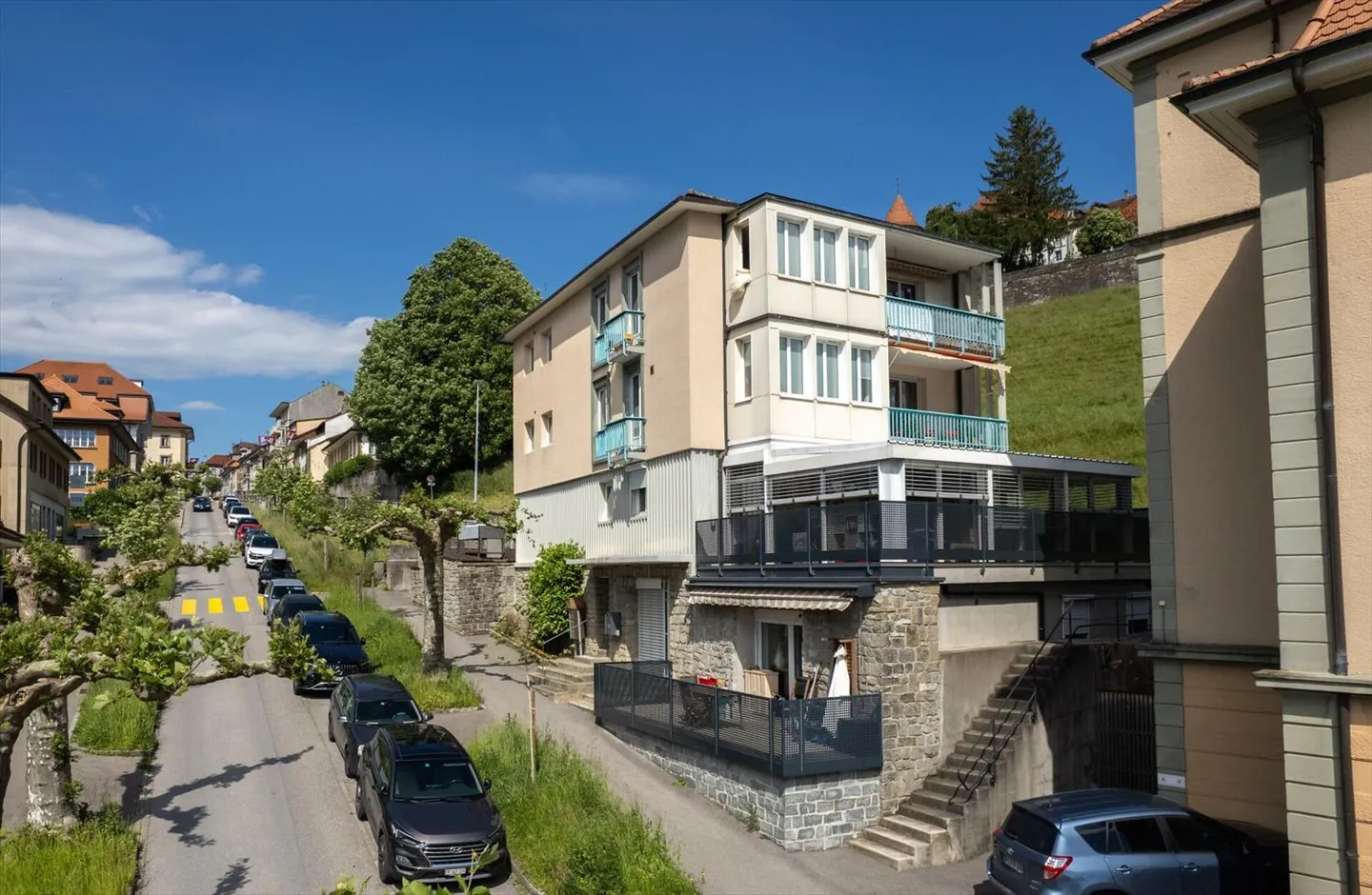 Studio on the lower ground floor with terrace in Romont - Photo 1 of 4