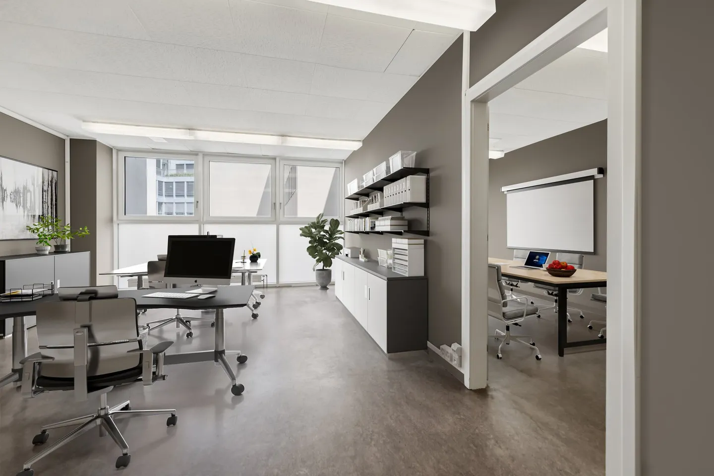 Bureau ou salle de pratique entre Bankverein et Aeschenplatz - Photo 2 sur 9