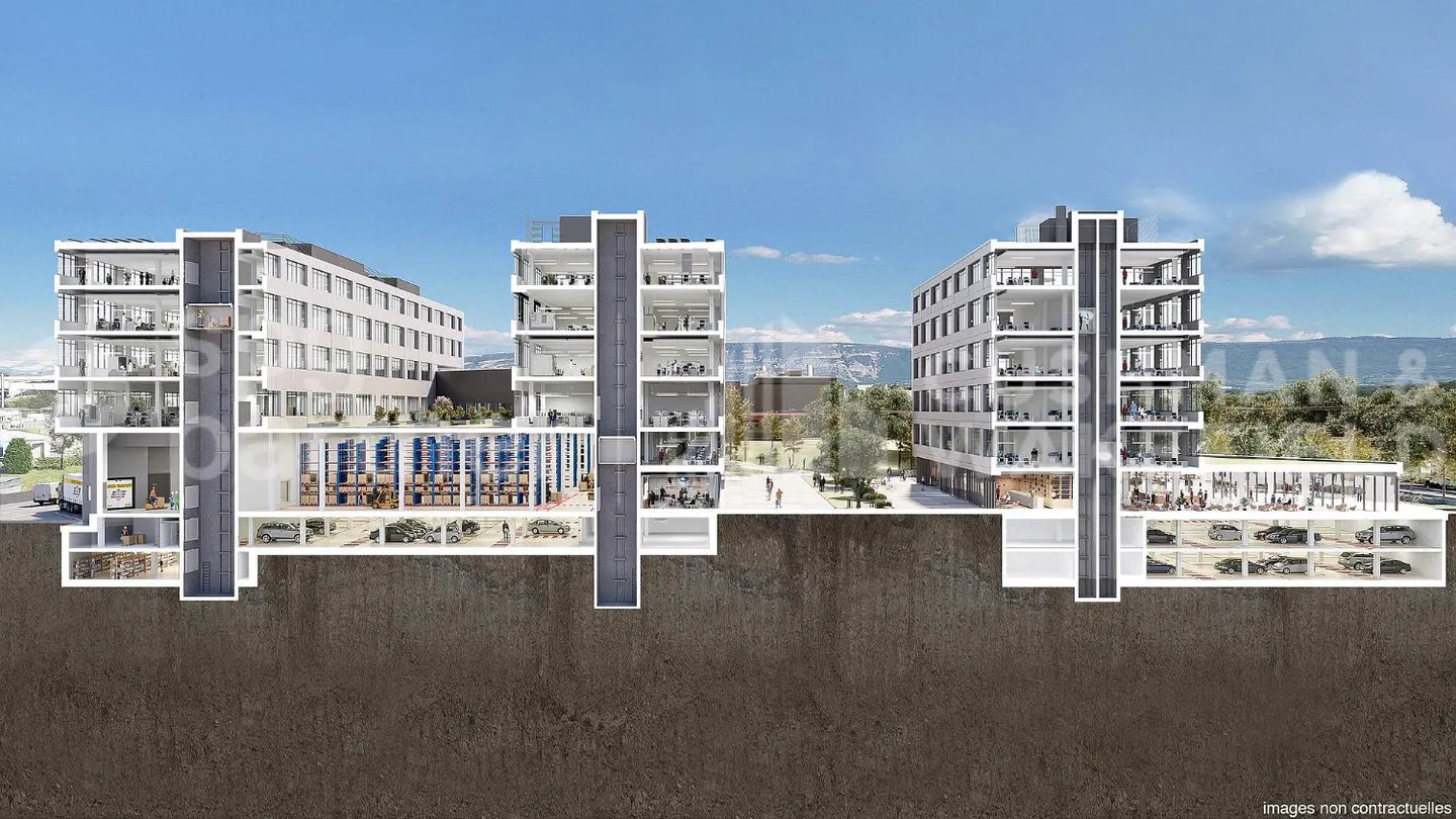 Rubix - Modular Craft, Office and Logistics Spaces - from 500 m² in Meyrin Satigny - Photo 10 of 12
