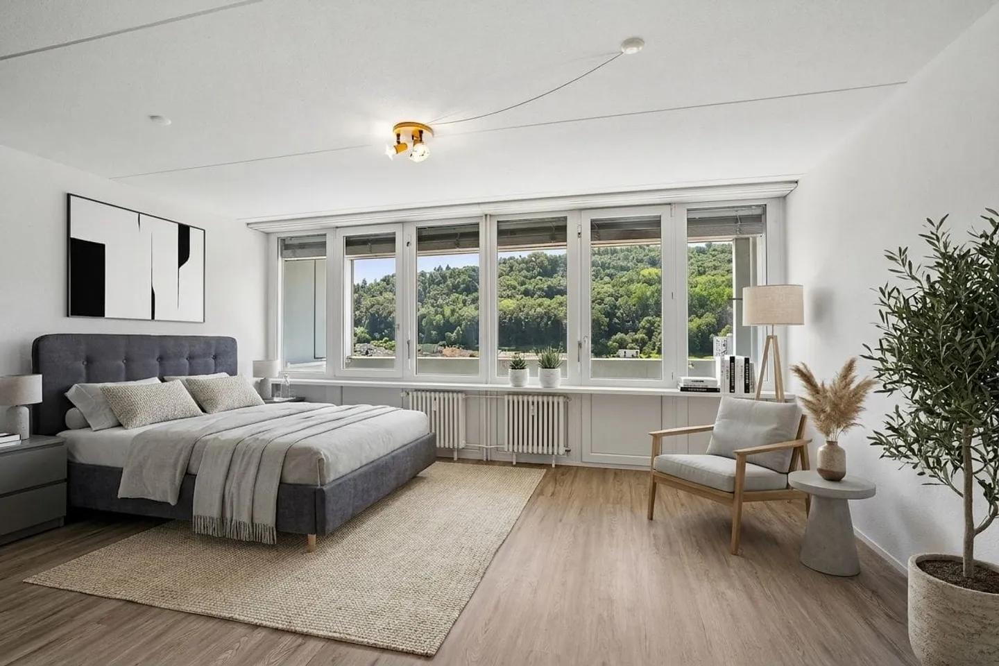 Vue panoramique incluse - Appartement exclusif de 2,5 pièces à Baden - Photo 4 sur 12