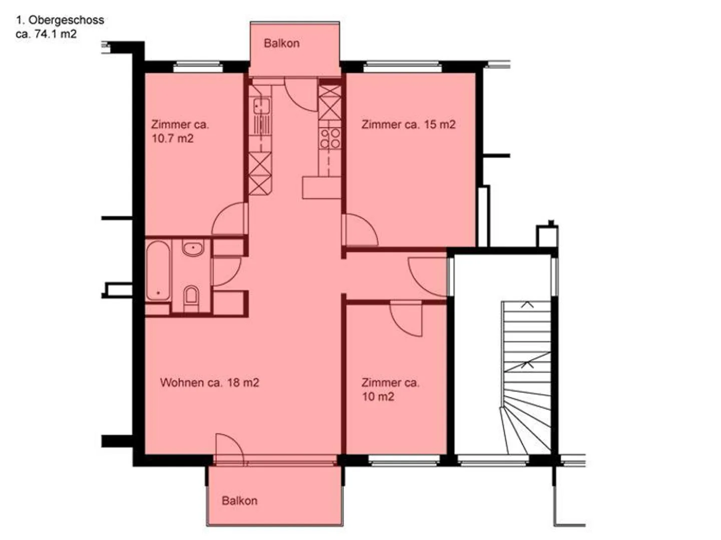4-room apartment in Winterthur - Photo 3 of 12