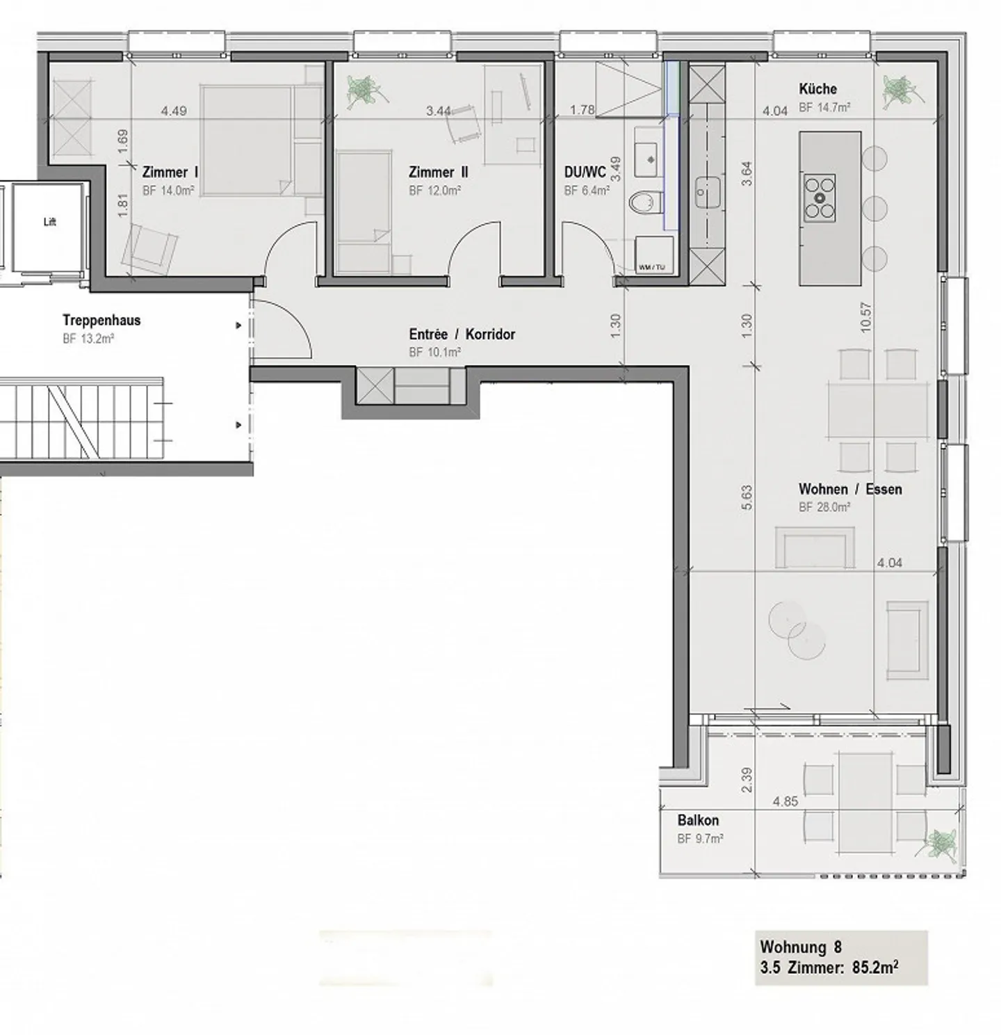 Modern 3.5-room apartments - First occupancy in Kerzers - Photo 4 of 4