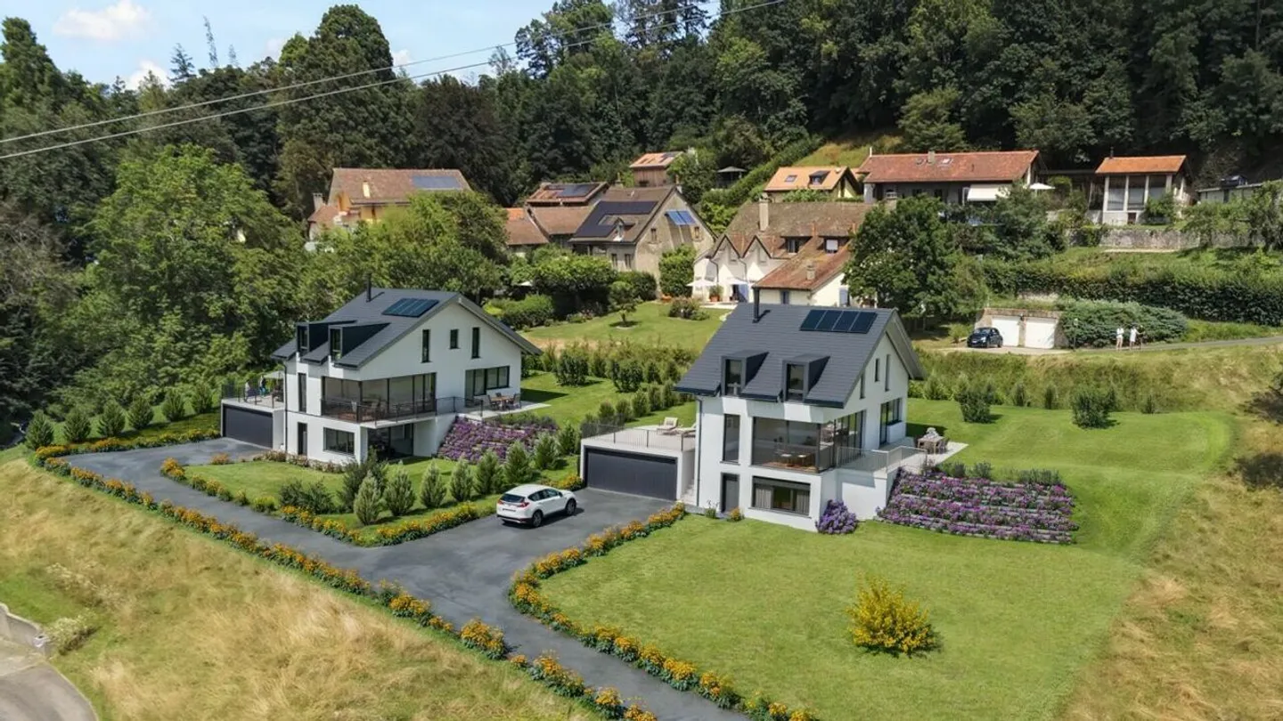 Casa unifamiliare - Bâtiaz 2 a Jouxtens-Mézery - B - Foto 2 di 4